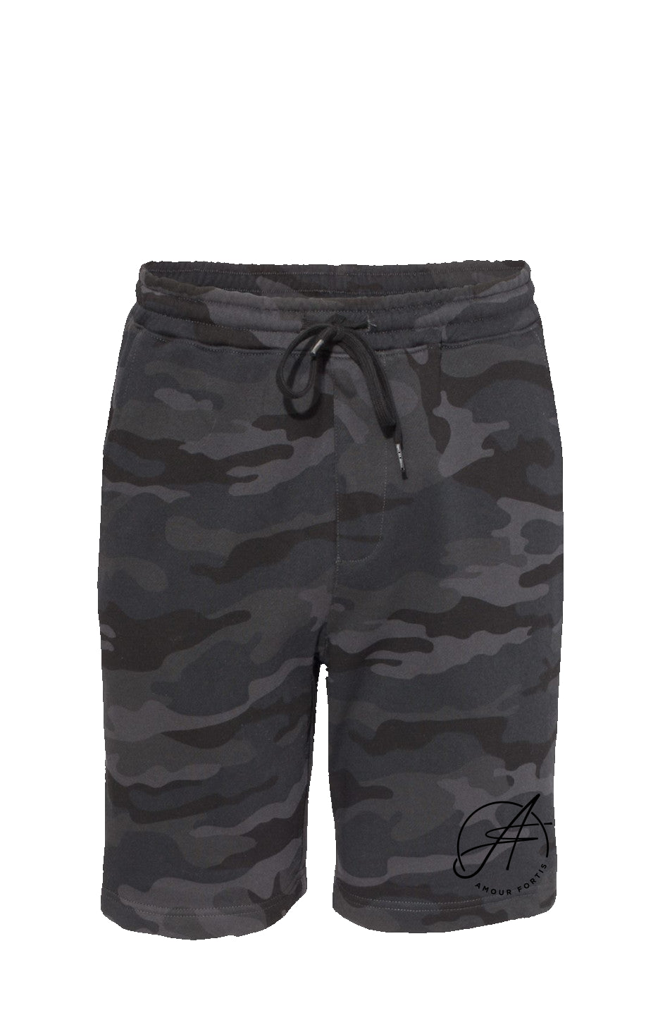 Black Camo Shorts