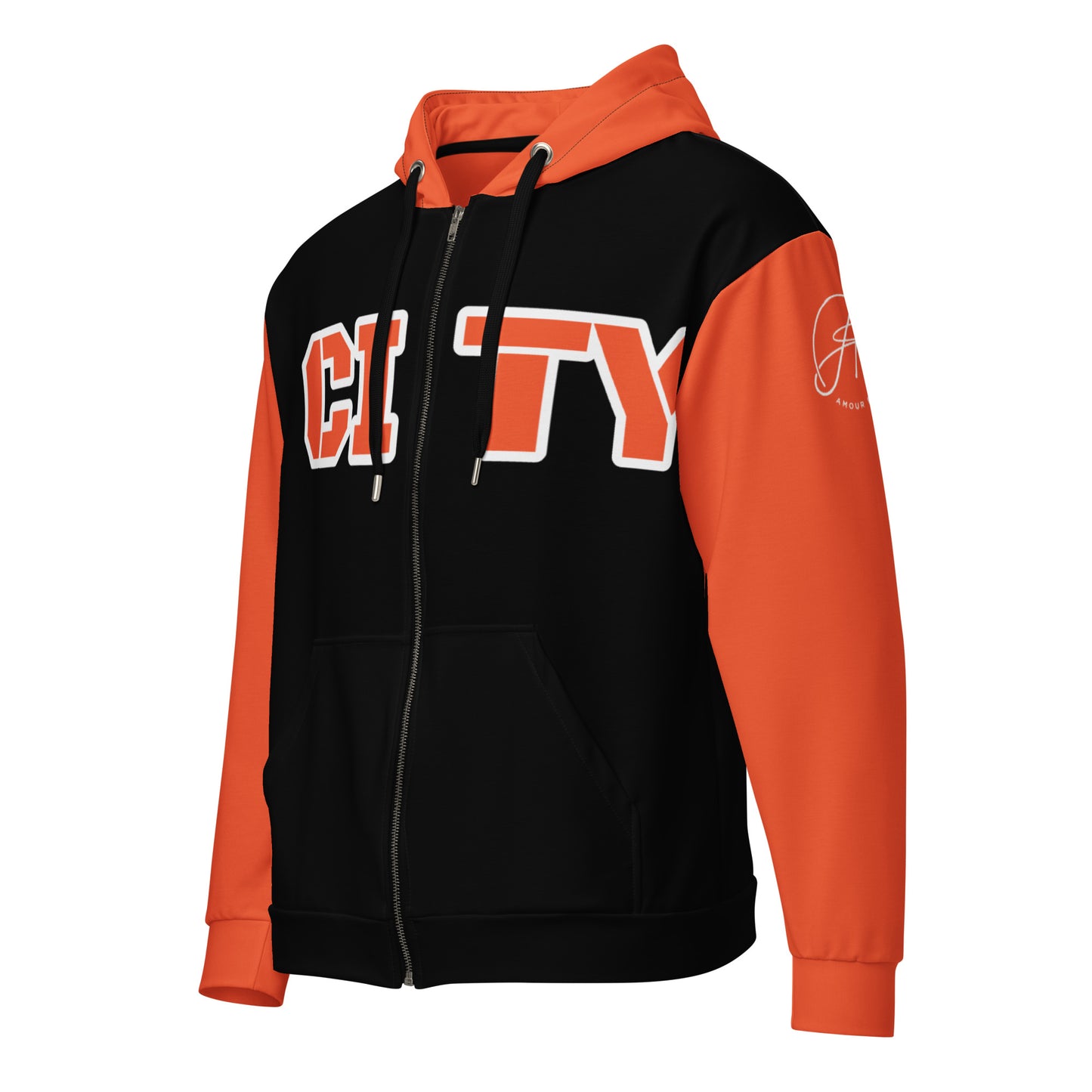 "City Knight" Unisex zip hoodie