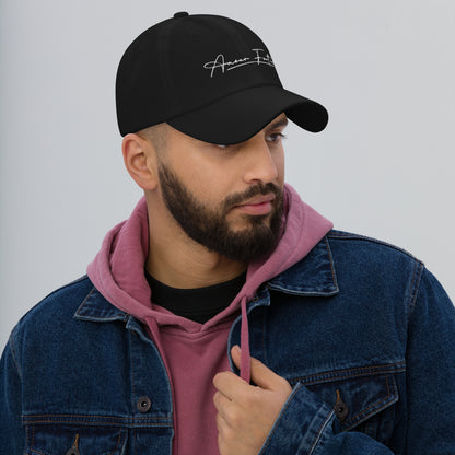 Signature logo unisex Dad hat (color options)