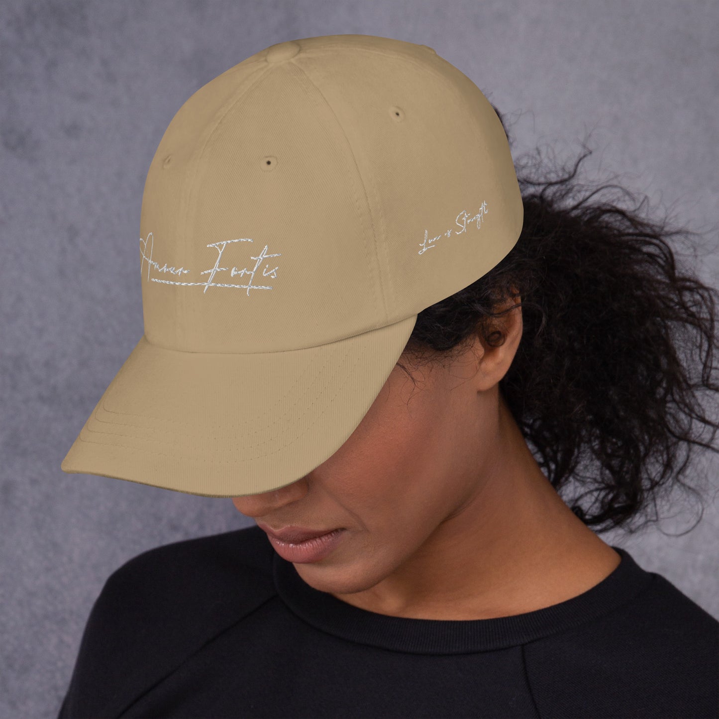 Signature logo unisex Dad hat (color options)