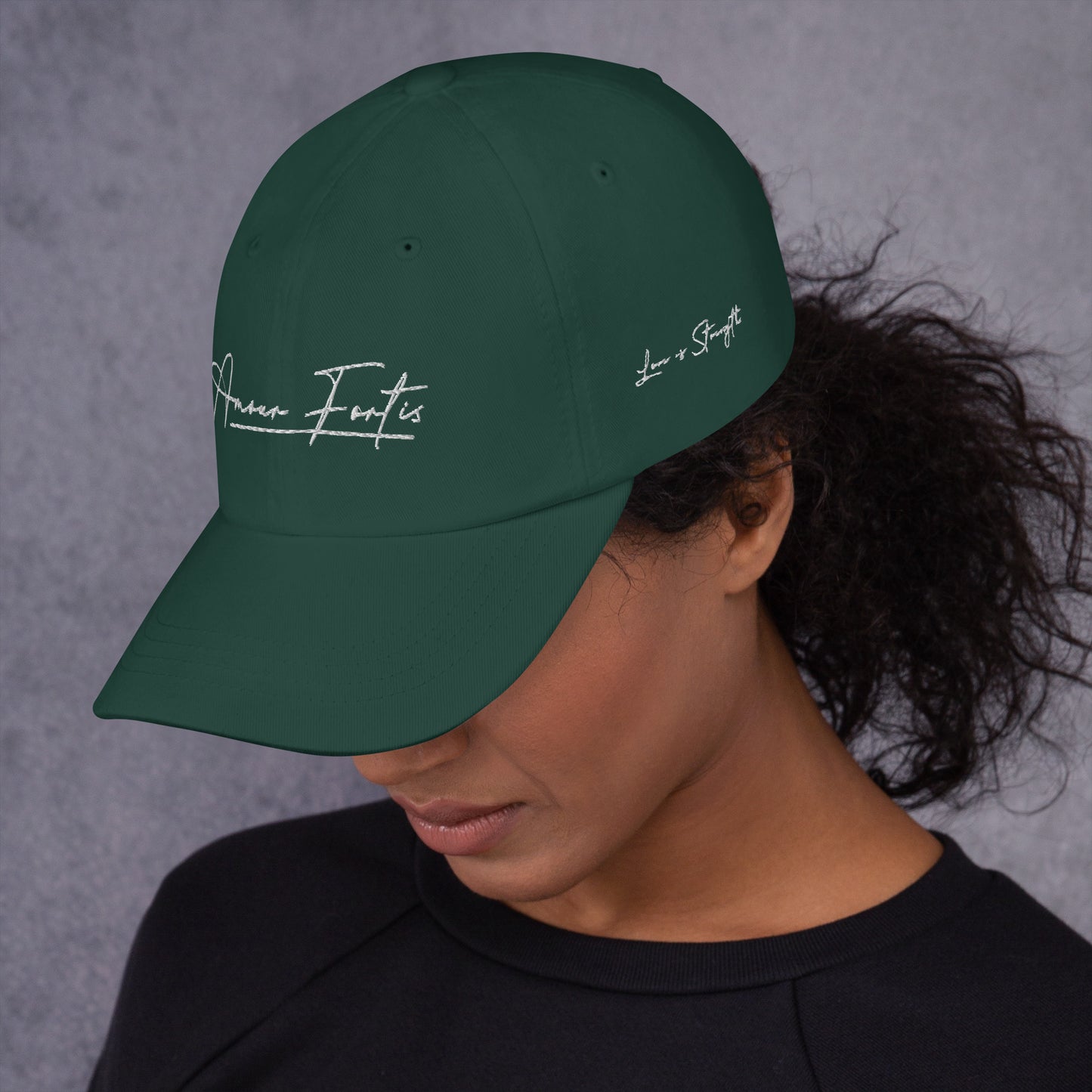 Signature logo unisex Dad hat (color options)