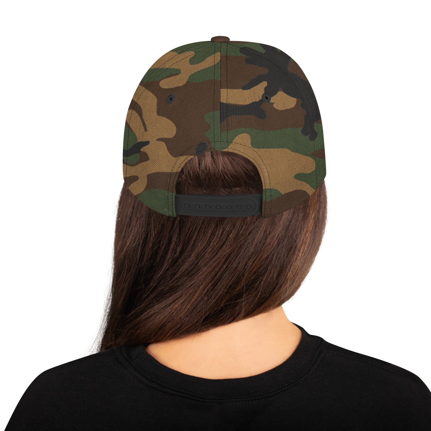 Camo Y.O.S Snapback Hat alt