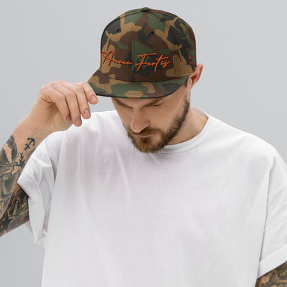 Camo Y.O.S Snapback Hat