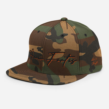 Camo Y.O.S Snapback Hat alt