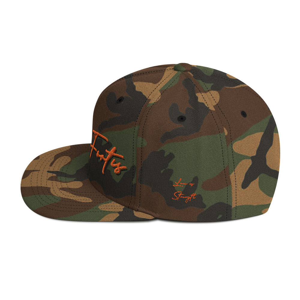 Camo Y.O.S Snapback Hat