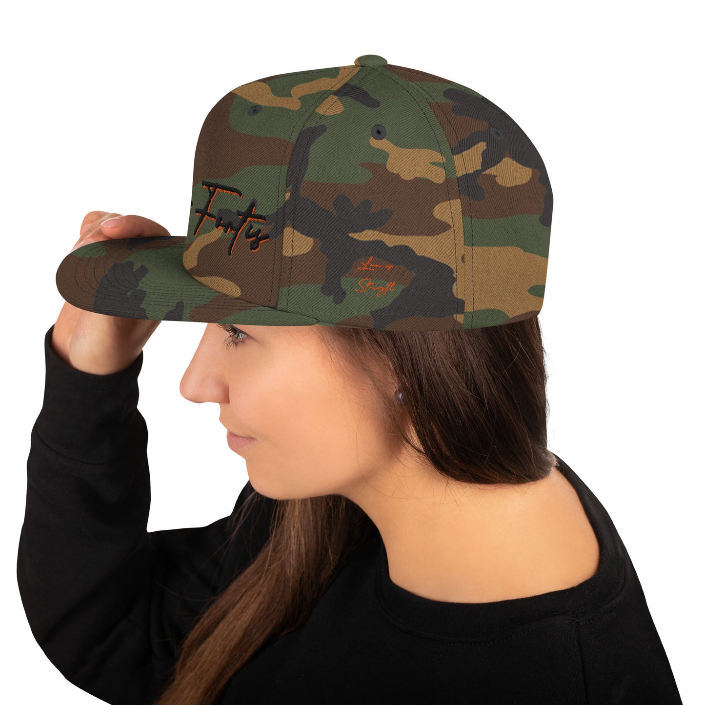 Camo Y.O.S Snapback Hat alt