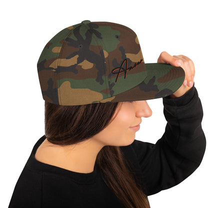 Camo Y.O.S Snapback Hat alt