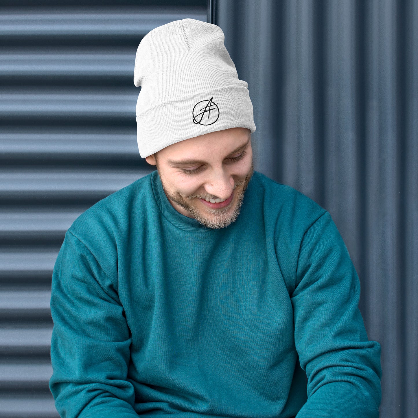 Brand Logo Embroidered Beanie