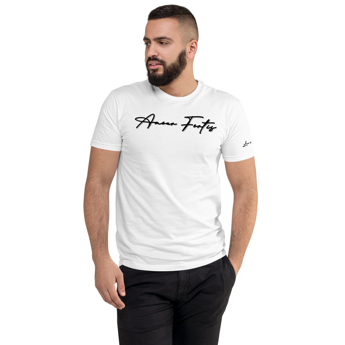 Signature Spliced Logo Short Sleeve Unisex T-Shirt