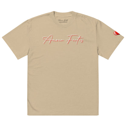 "Heart on my Sleeve" Unisex oversized faded t-shirt (color options)