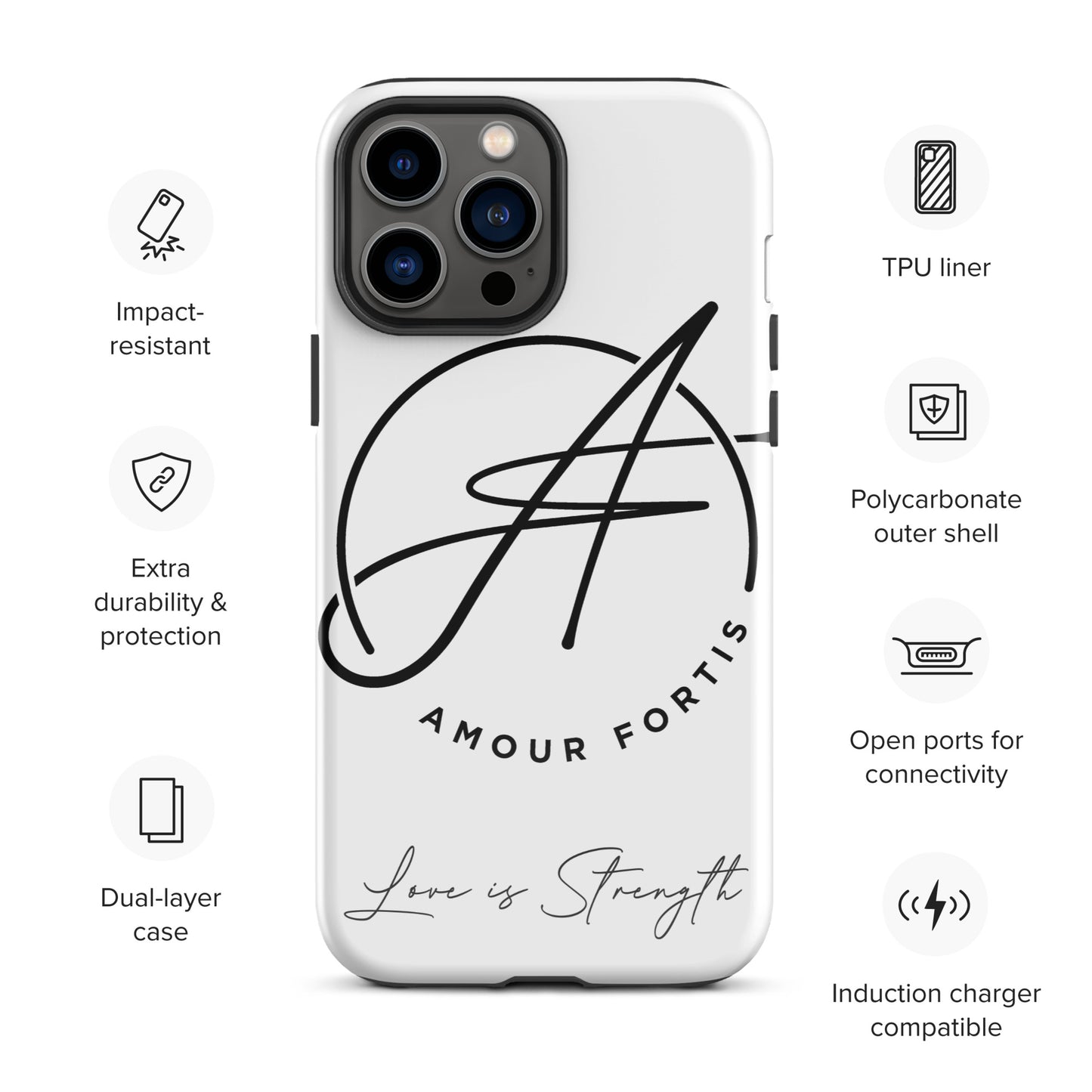 Tough Case for iPhone® - White