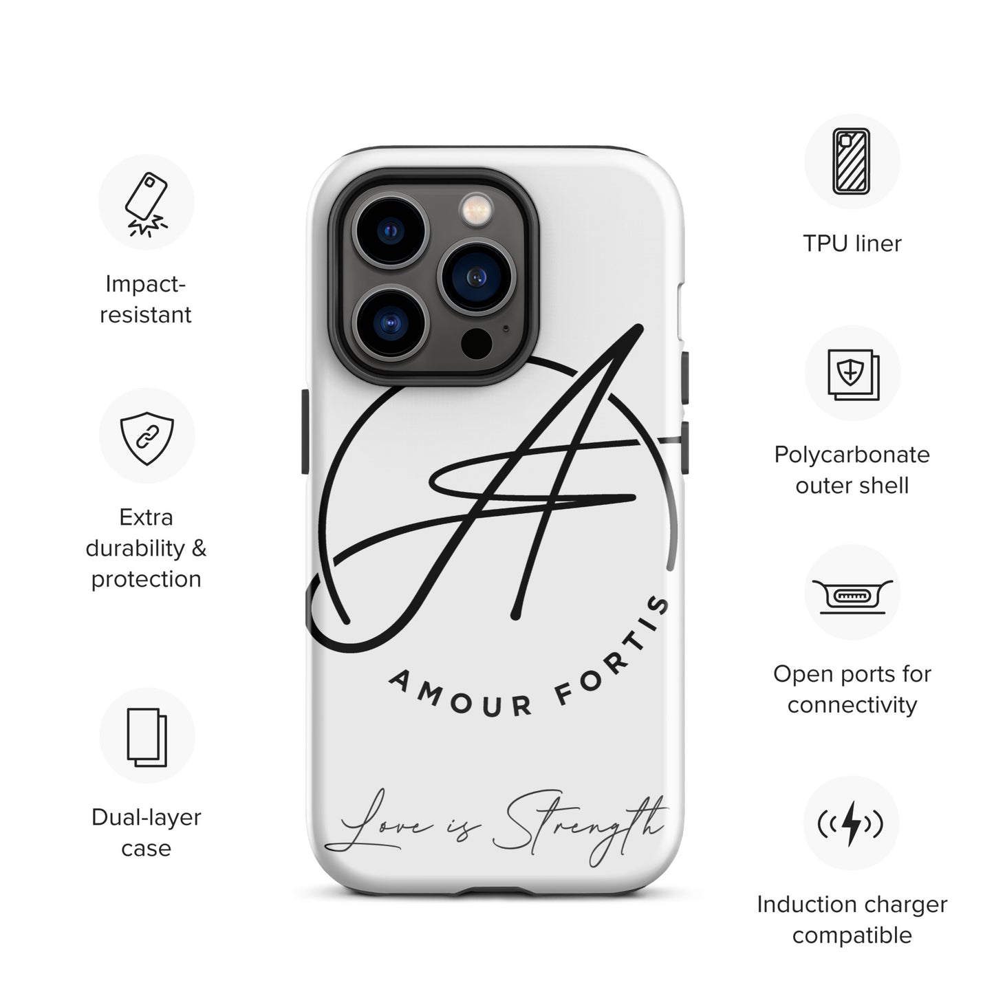 Tough Case for iPhone® - White