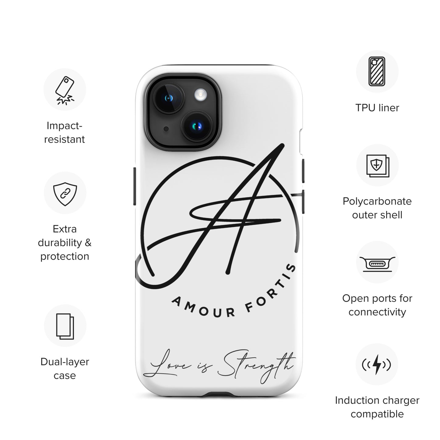 Tough Case for iPhone® - White