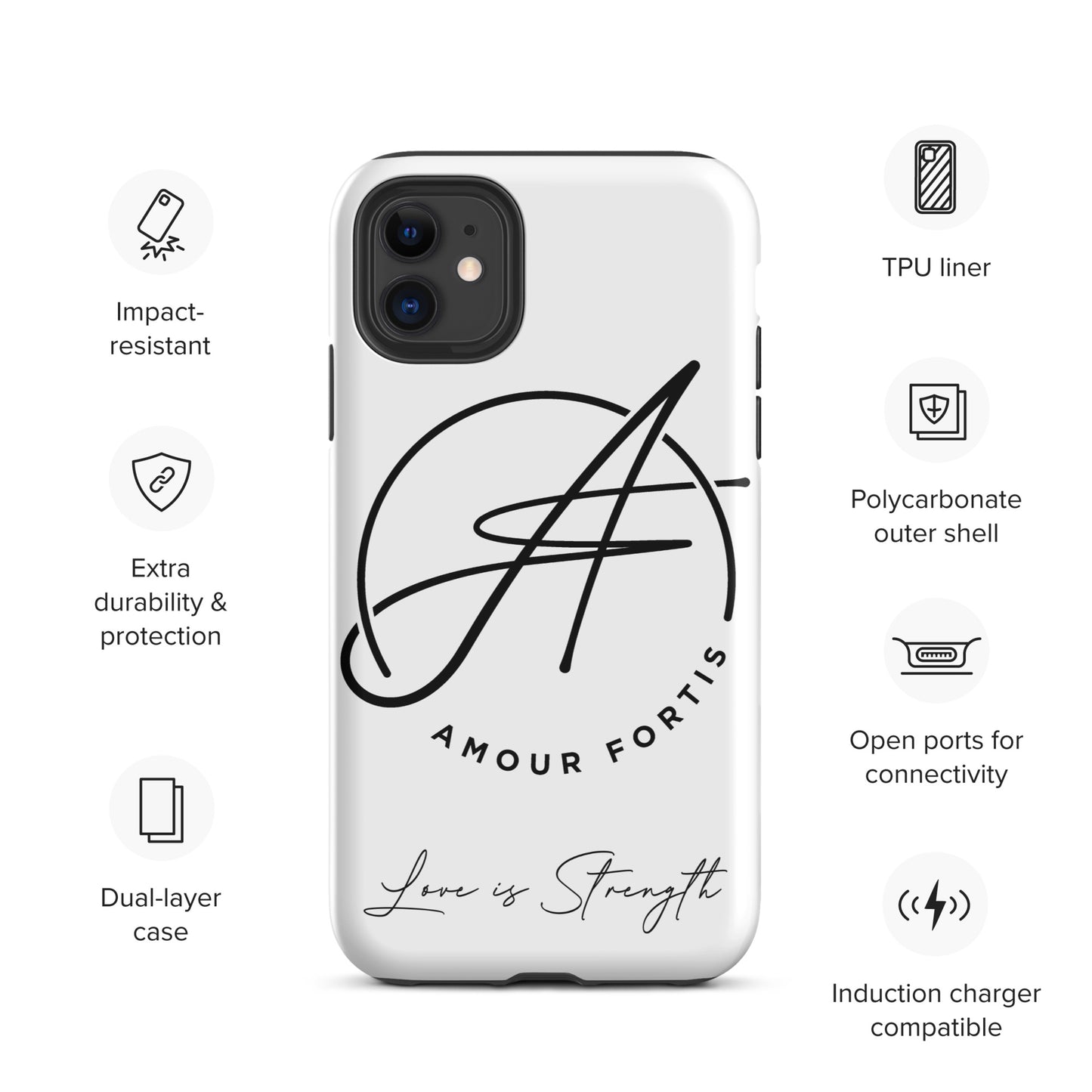 Tough Case for iPhone® - White