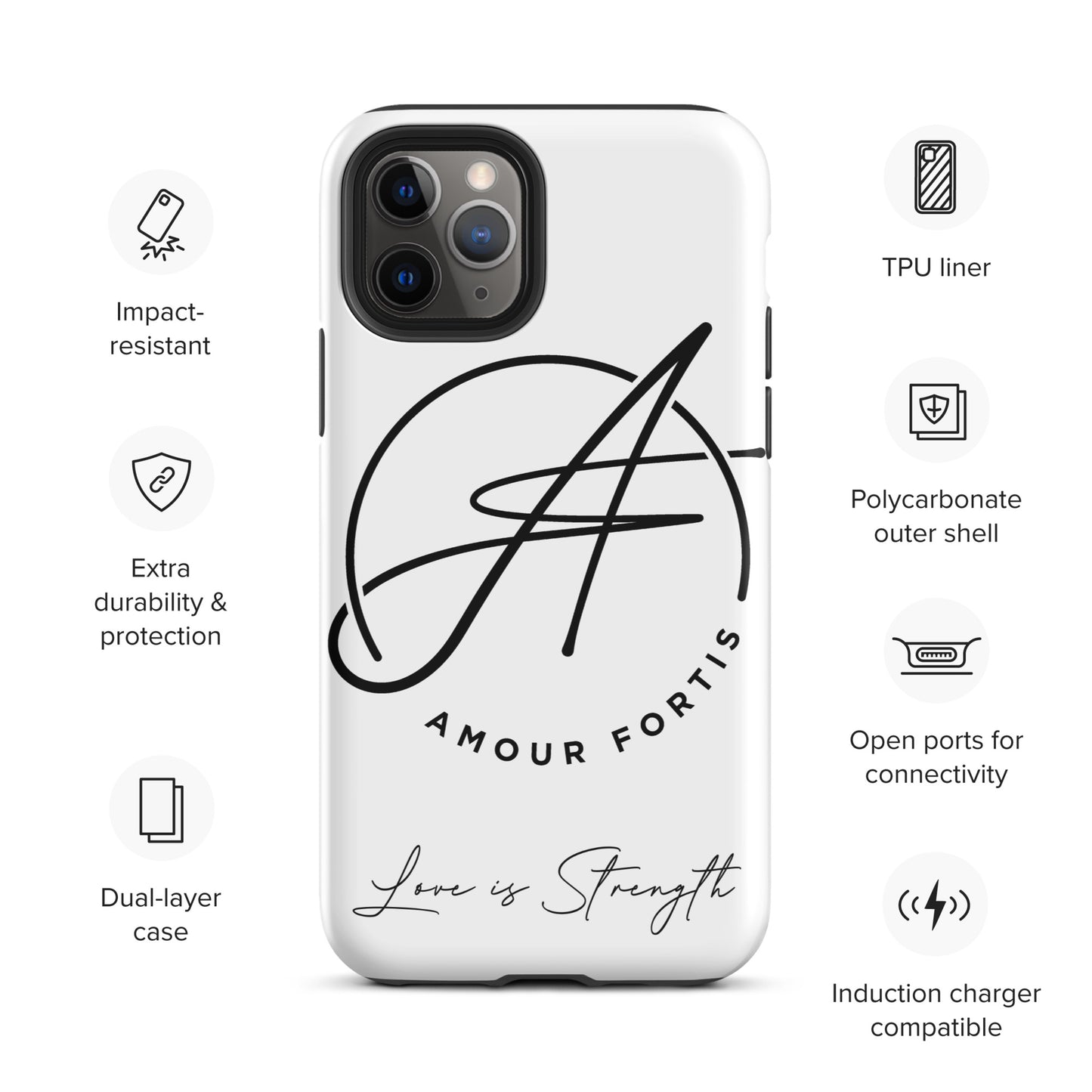 Tough Case for iPhone® - White