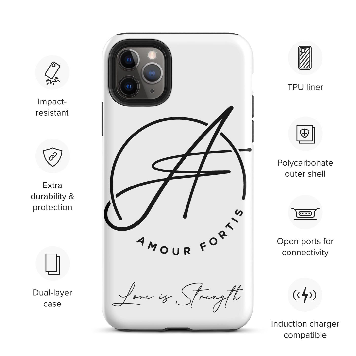 Tough Case for iPhone® - White