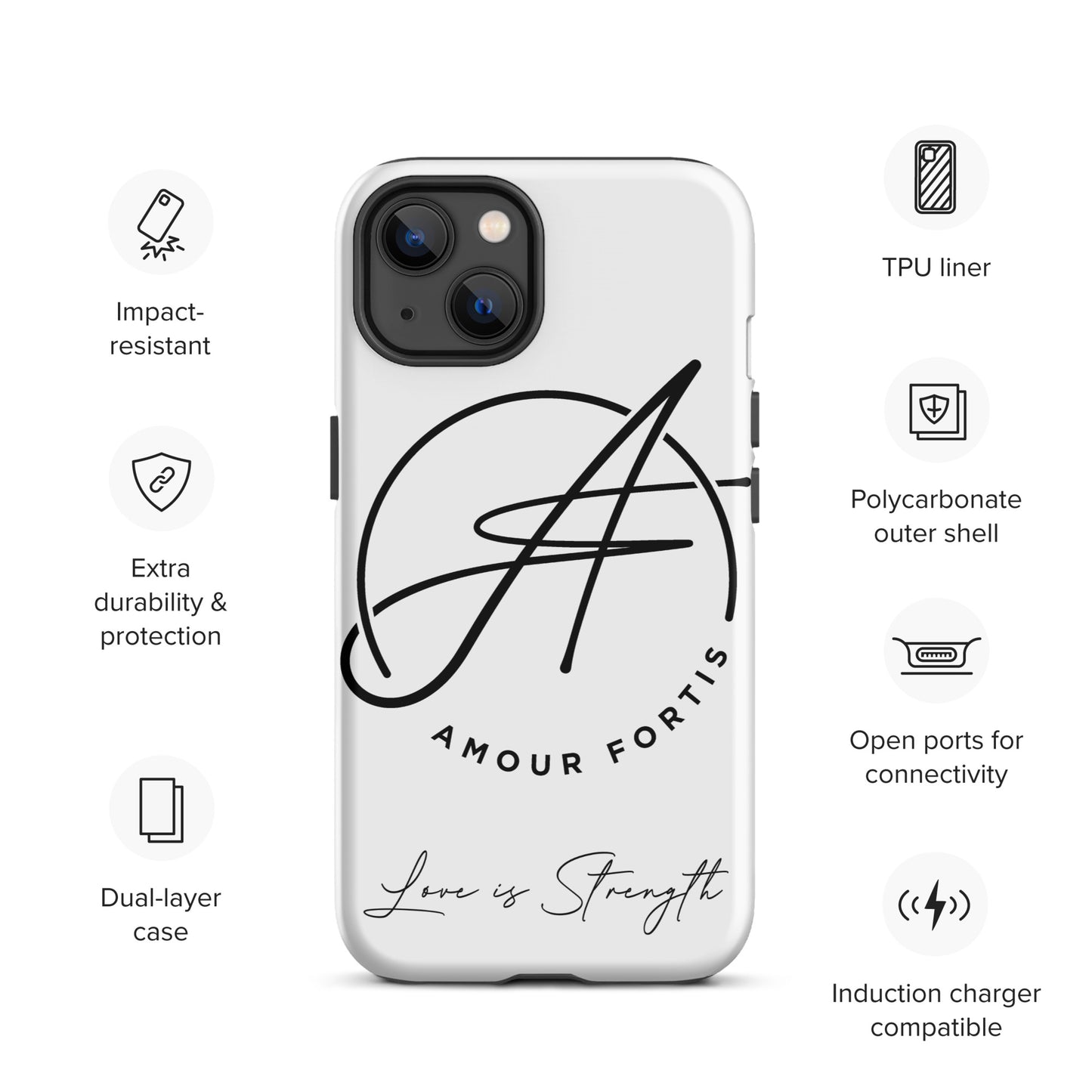 Tough Case for iPhone® - White