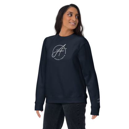 Brand Logo Unisex Premium Sweatshirt (color options)