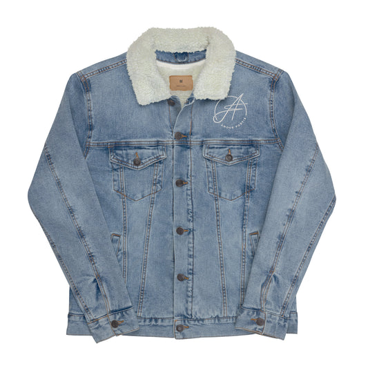 Unisex Denim Sherpa Jacket