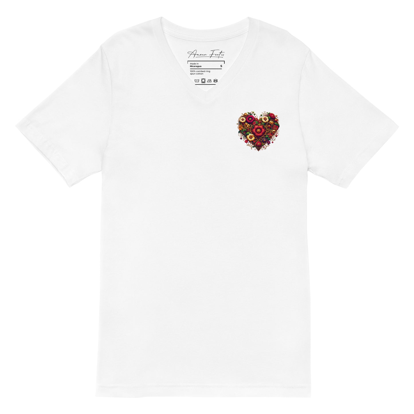 Heart Garden Women's V-Neck T-Shirt (Color option)