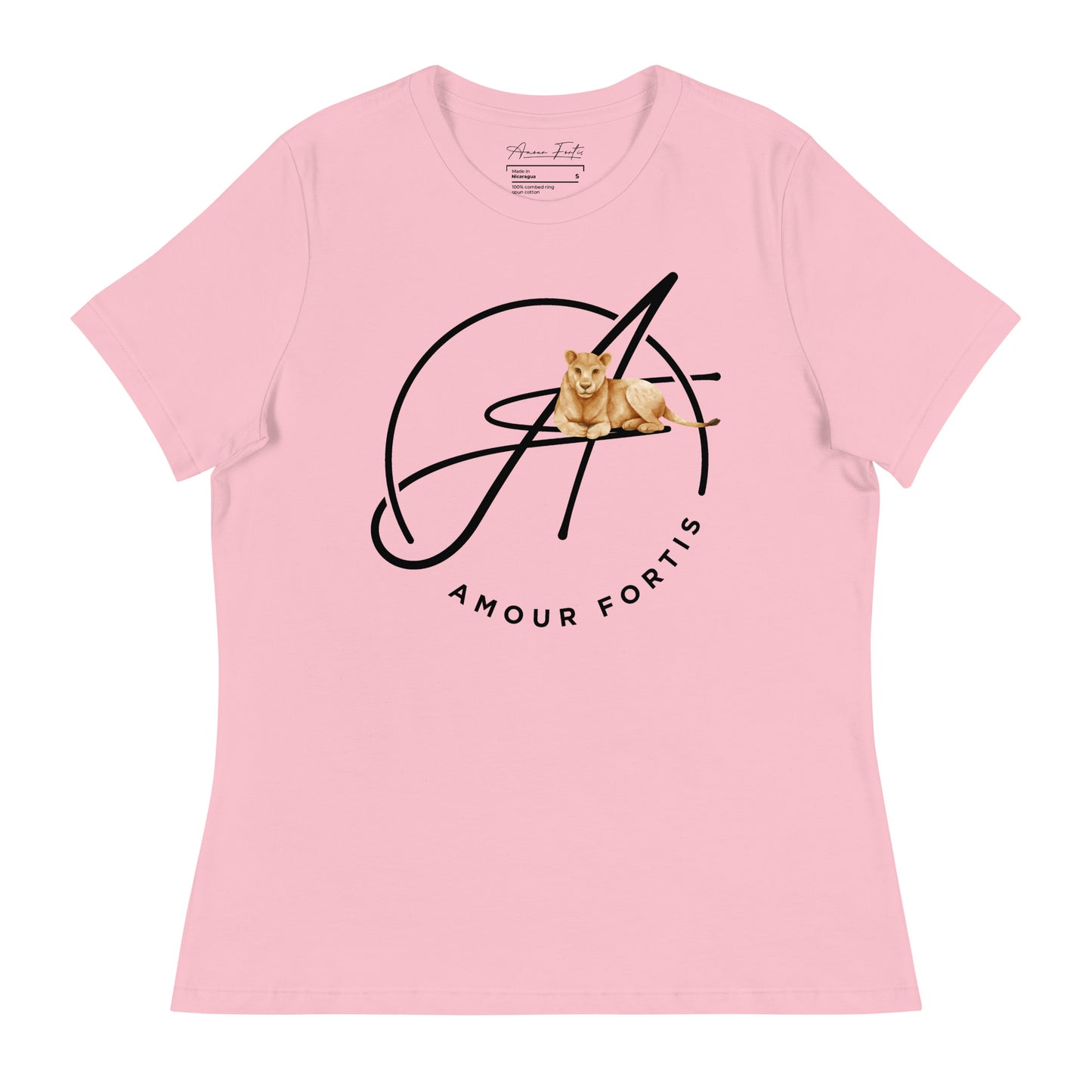 "Lioness-hearted" Women's Relaxed T-Shirt (color options)